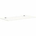 The Hon Co Worksurface, Rectangle, 66inx30in, Simply White HONPLRW6630LP1
